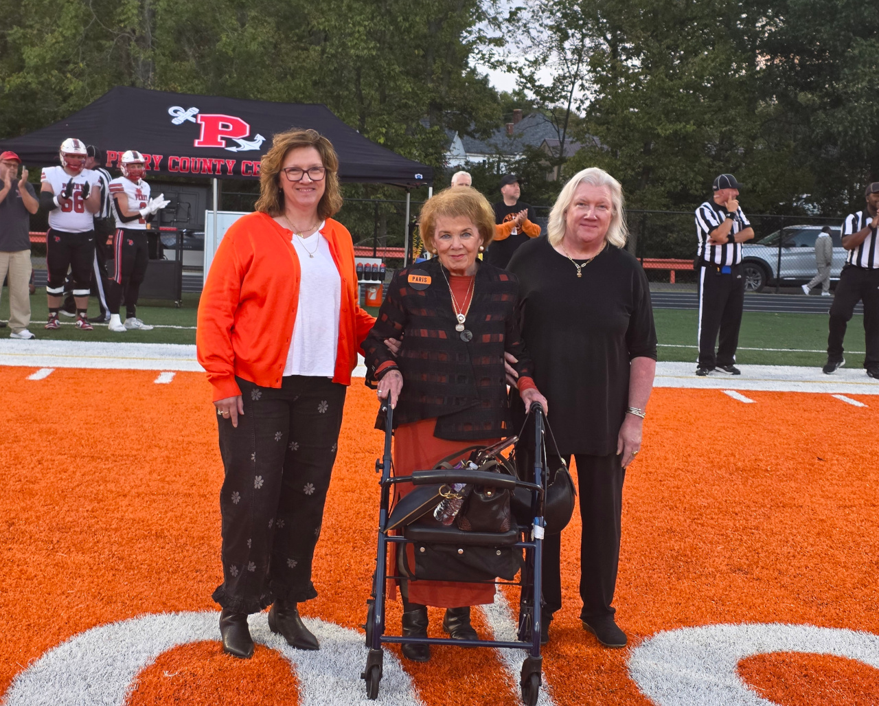 Coach Collier's daughter and granddaughters