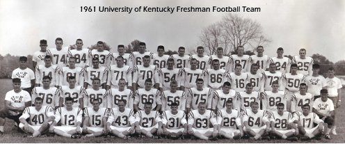 1961 University of Kentucky Freshman Football Team 1961 University of Kentucky Freshman Football Team