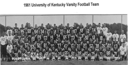 1961 University of Kentucky Varsity Football Team 1961 University of Kentucky Varsity Football Team
